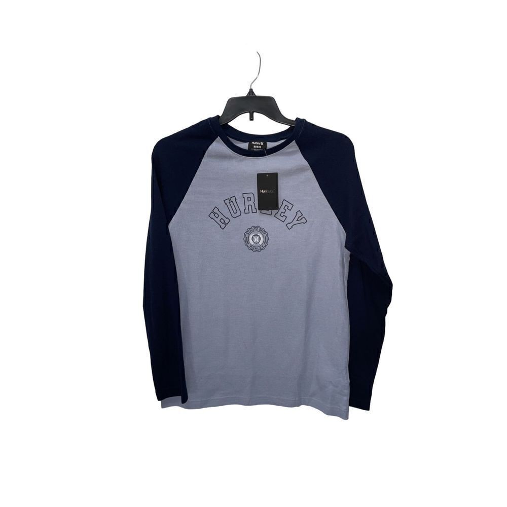 Hurley Thermal Blue Blizzard Long Sleeve 1259-0522 Size Medium NWT
